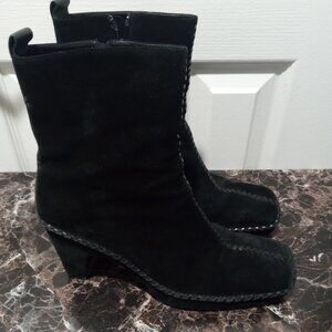 Linea Paolo black suede boots